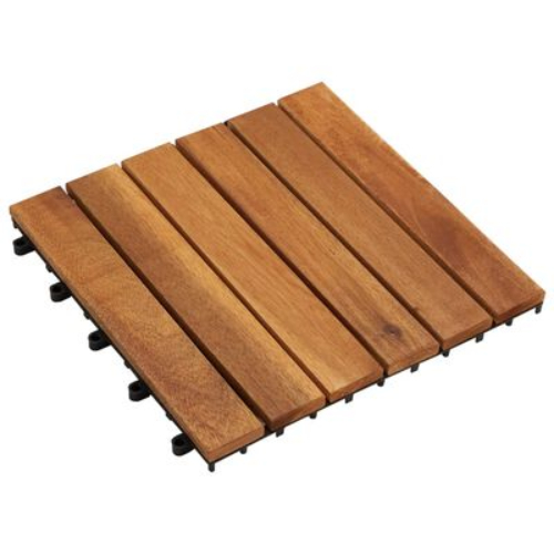 Brown Acacia deck tiles