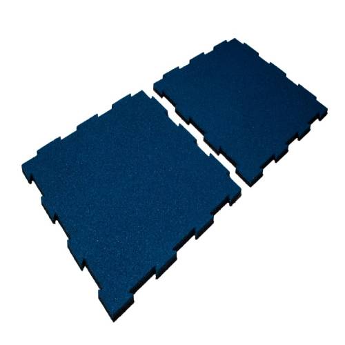 Rubber Tile Lock Blue 10mm