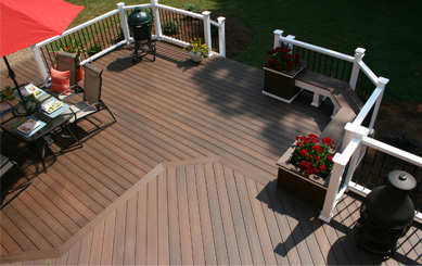 Wpc Co-Extrusion Solid Deck Flooring