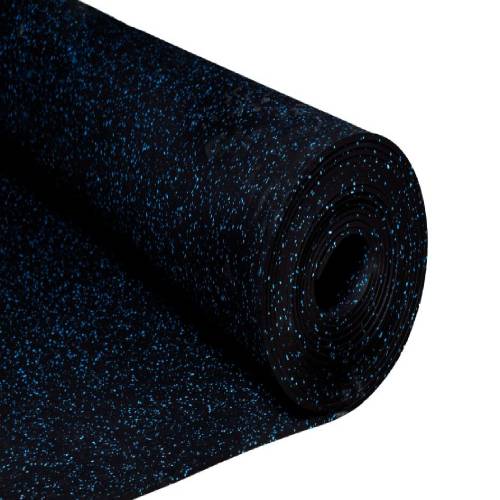 gym mat EPDM rubber blue black 8mm 