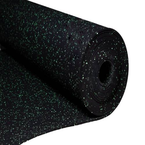 gym mat EPDM rubber green black 6mm