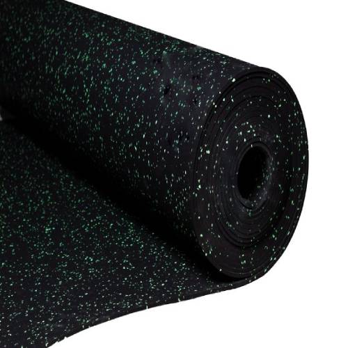 gym mat EPDM rubber green black 8mm